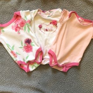 Floral onesies